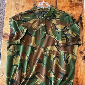 Ralph Lauren camo camouflage Polo shirt 3XL XXXL